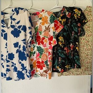 BRAND NEW! Ultimate Deal 4 Fun Design SHEIN Shirts Size Small Dress up, Vacation
